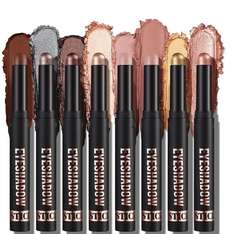 🎅ONLY TODAY -£12.99 FOR 8 PCS!!🎄50K+ SOLD! 🎁✨8 Colors Glitter Eyeshadow Stick