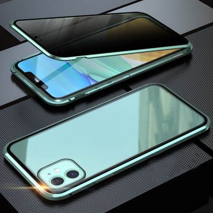 ⏳Magnetic iPhone case with privacy glass and metal