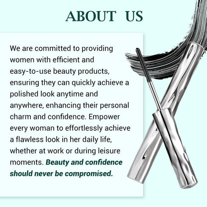 3D Curling Metal Wand Mascara-Waterproof & Long-Lasting