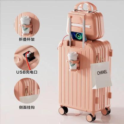 Luggage New Style Trolley Case Password Case Omnidirectional Spinner Wheels Student Large Capacity Sturdy Durable Travel ABS