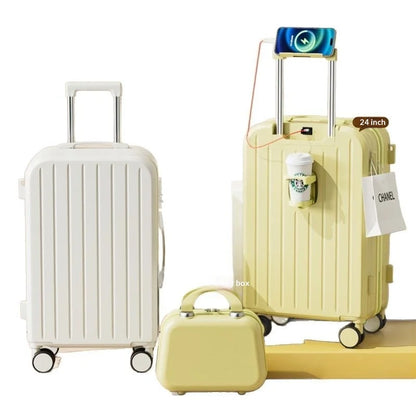 Luggage New Style Trolley Case Password Case Omnidirectional Spinner Wheels Student Large Capacity Sturdy Durable Travel ABS