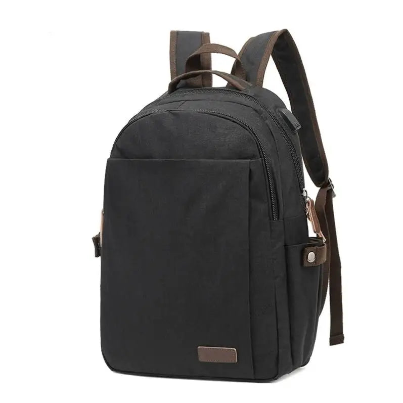 High Quality Oxford Cloth Leisure Backpack Men's Waterproof Laptop Backpack USB Computer Student Computer Schoolbag