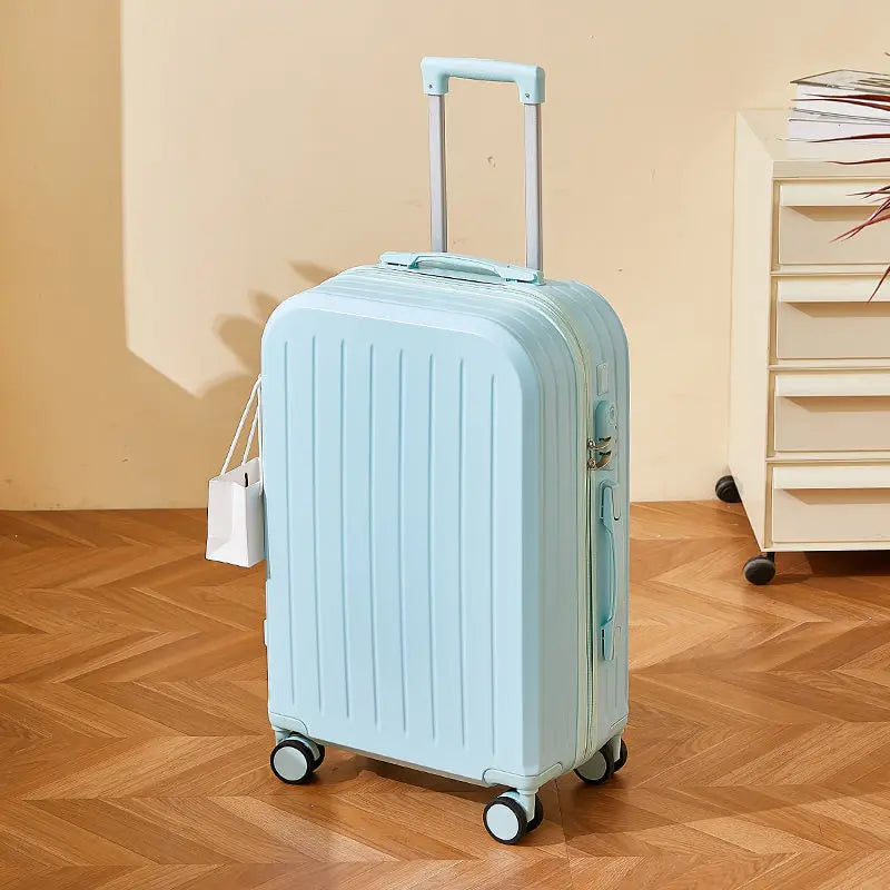 Luggage 2025 New Trolley Case Men's Women's Travel Small 20 Inch Password Case Quiet Wheels Durable Leather ABS