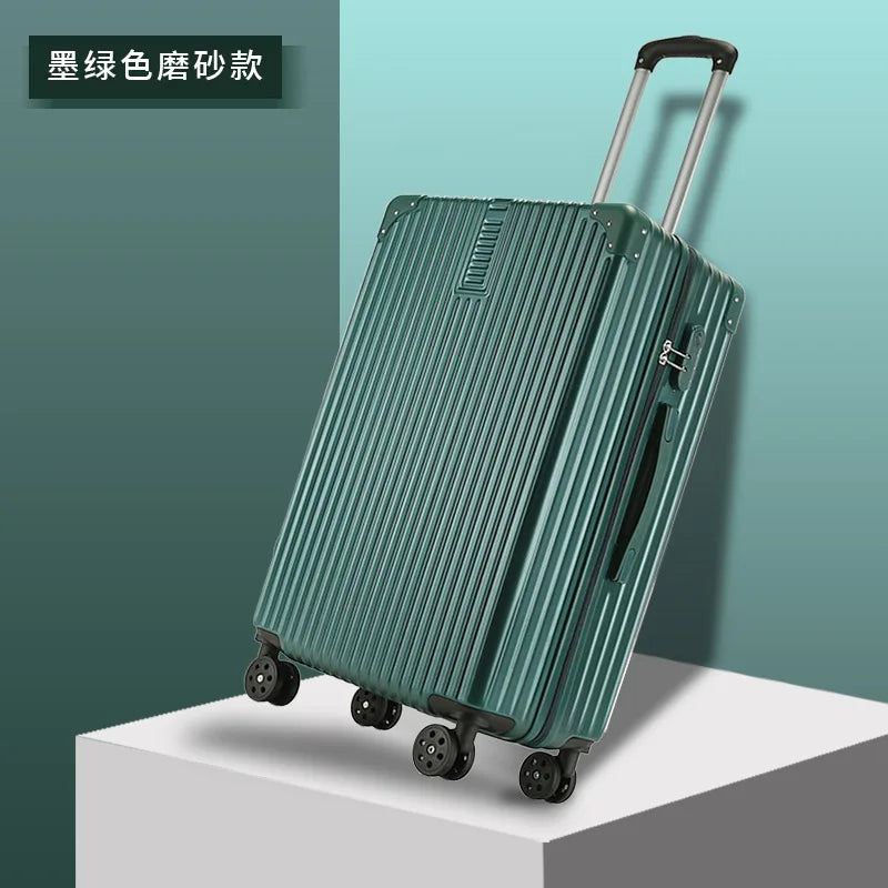 High- Luggage Women's 20-Inch Travel Trolley Case 28-Inch Password ABS Waterproof Suitcase 24-Inch Large-Capacity Zipper
