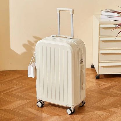 Luggage 2025 New Trolley Case Men's Women's Travel Small 20 Inch Password Case Quiet Wheels Durable Leather ABS