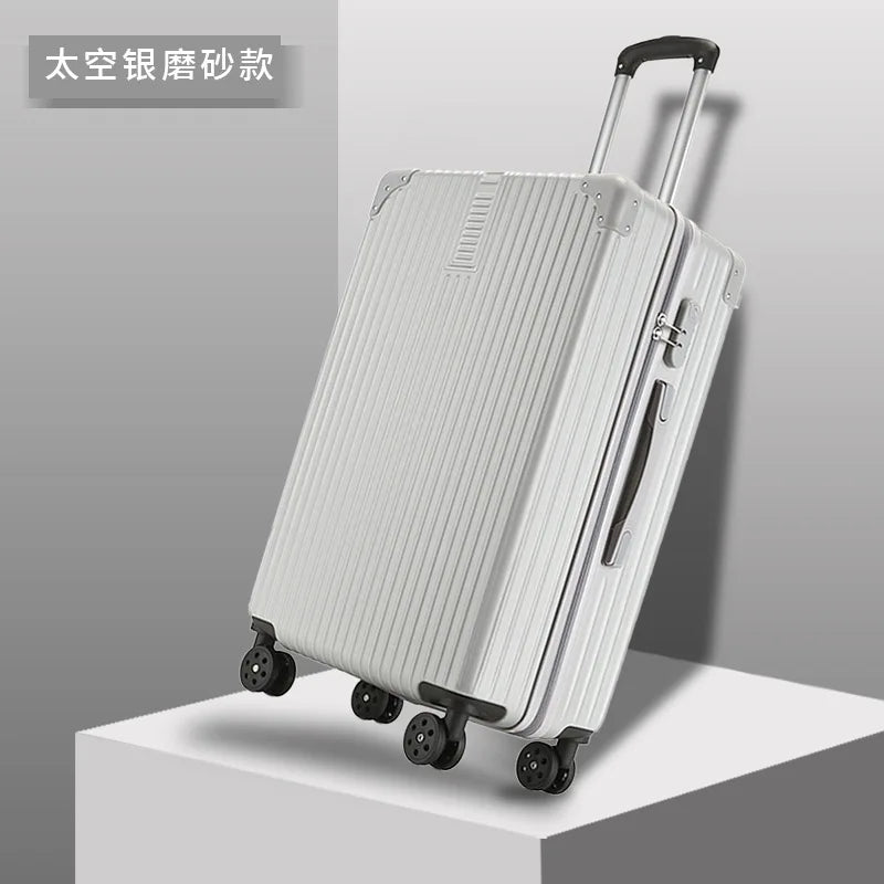High- Luggage Women's 20-Inch Travel Trolley Case 28-Inch Password ABS Waterproof Suitcase 24-Inch Large-Capacity Zipper