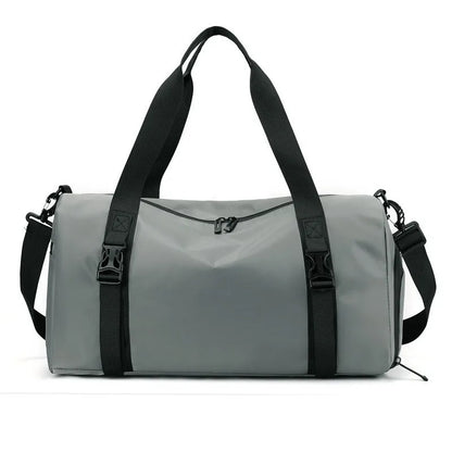 Dry and Wet Separation Waterproof Sports Fitness Travel Backpack with Zipper Closure Polyester Material 20-35L Capacity Unisex