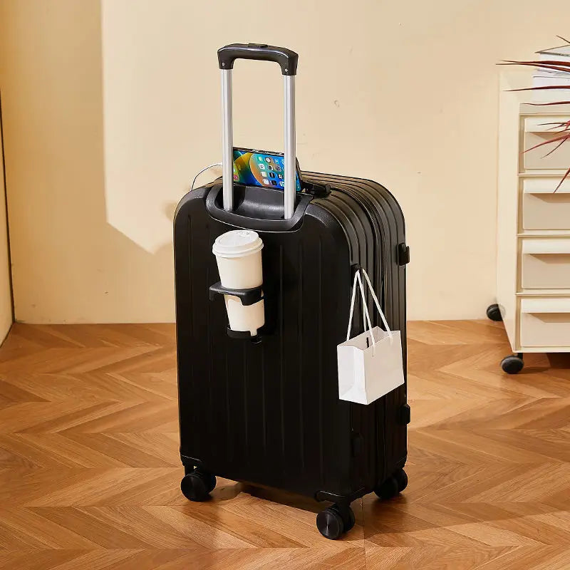 Luggage 2025 New Trolley Case Men's Women's Travel Small 20 Inch Password Case Quiet Wheels Durable Leather ABS