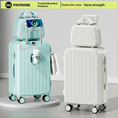 Luggage New Style Trolley Case Password Case Omnidirectional Spinner Wheels Student Large Capacity Sturdy Durable Travel ABS