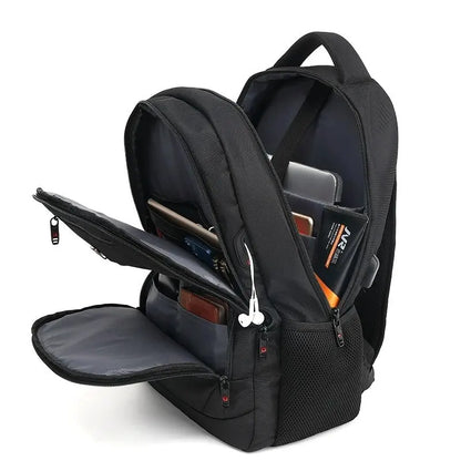 Large Capacity Nylon Waterproof School Backpack USB Charging Port Fashionable Laptop Backpack for Girls Boys