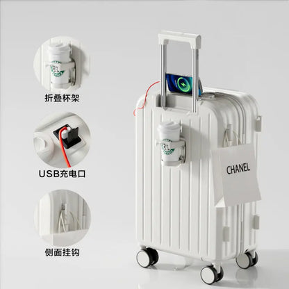 Luggage New Style Trolley Case Password Case Omnidirectional Spinner Wheels Student Large Capacity Sturdy Durable Travel ABS