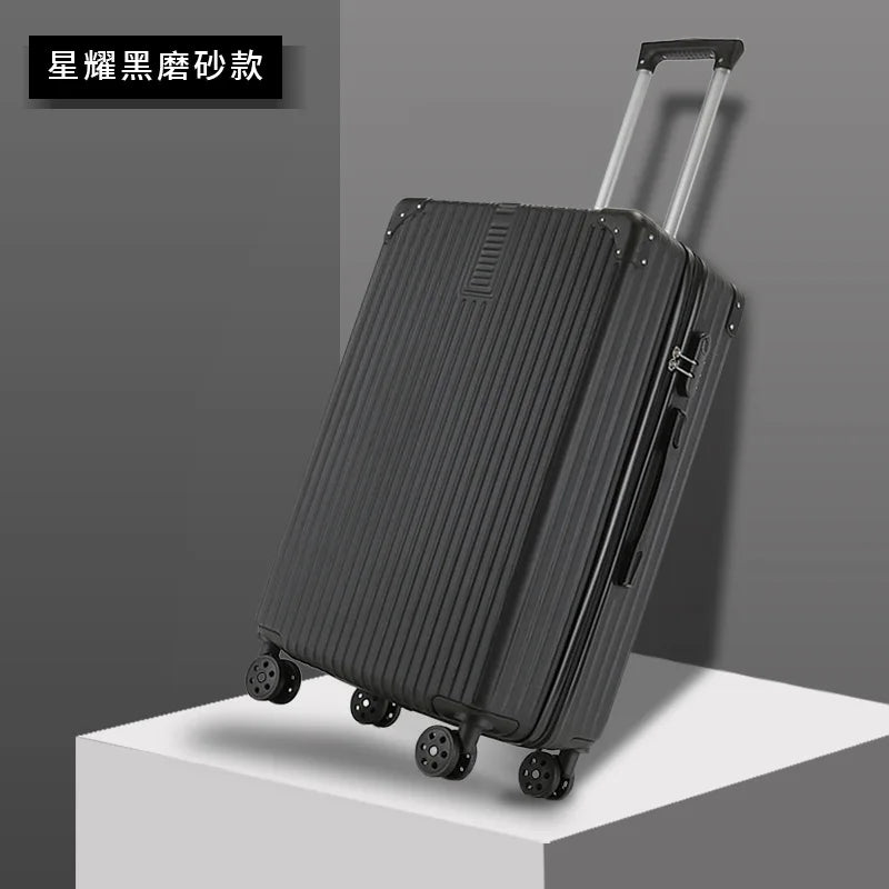 High- Luggage Women's 20-Inch Travel Trolley Case 28-Inch Password ABS Waterproof Suitcase 24-Inch Large-Capacity Zipper