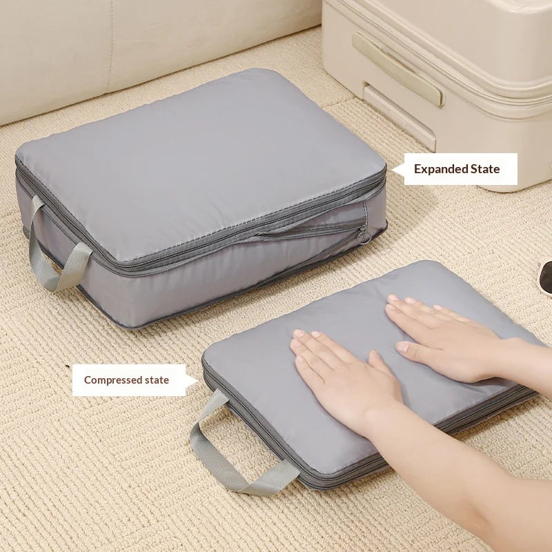 CH Modern Polyester Travel Compression Storage Bag-Waterproof Portable Luggage for Clothes & Pants