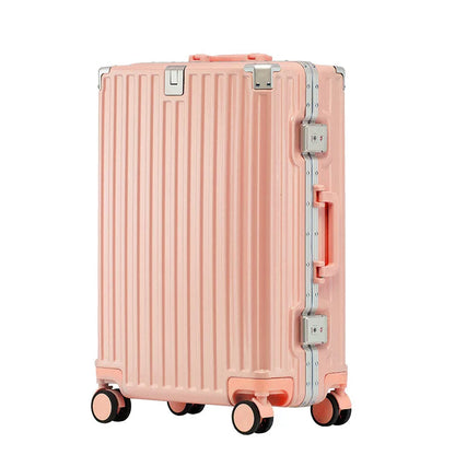 Unisex ABS Spinner Luggage Case 24 Inch Strong Durable 28 Trolley Suitcase 20 Boarding Code with USB Interface Waterproof