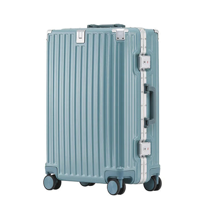 Unisex ABS Spinner Luggage Case 24 Inch Strong Durable 28 Trolley Suitcase 20 Boarding Code with USB Interface Waterproof