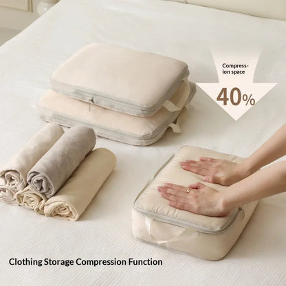 CH Modern Polyester Travel Compression Storage Bag-Waterproof Portable Luggage for Clothes & Pants