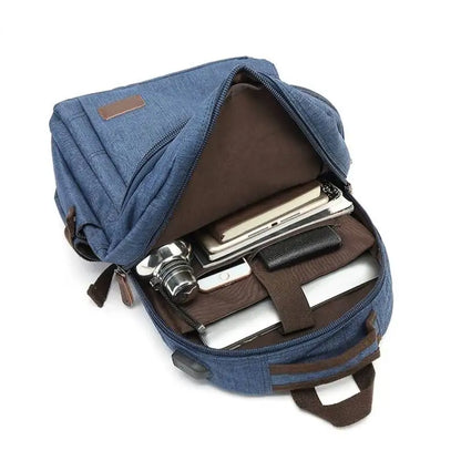 High Quality Oxford Cloth Leisure Backpack Men's Waterproof Laptop Backpack USB Computer Student Computer Schoolbag