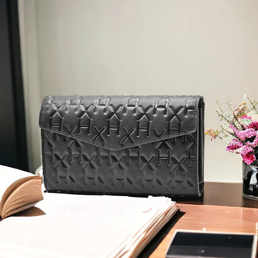 Premium Genuine Leather Purse Multi-function Card Holder High Quality Wallet With Full Embossed