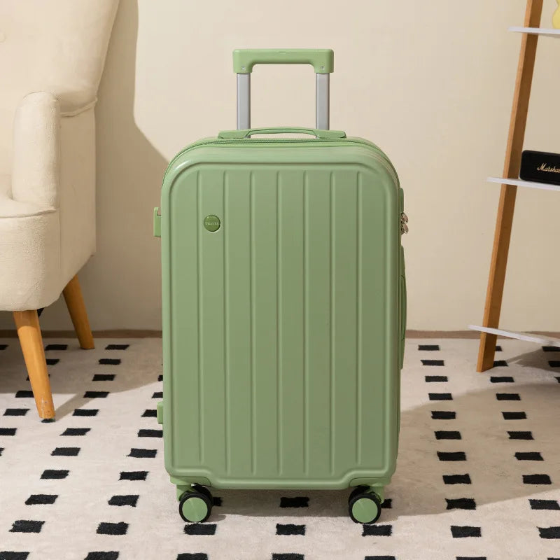 Luggage 20 Inch Unisex Candy Color Waterproof Universal Wheel Lightweight Trolley Suitcase with Polyester Lining Wholesale