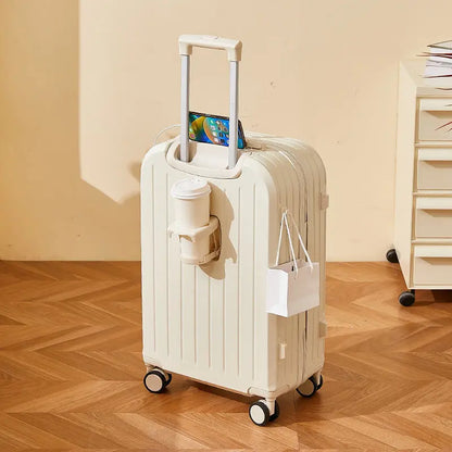 Luggage 2025 New Trolley Case Men's Women's Travel Small 20 Inch Password Case Quiet Wheels Durable Leather ABS