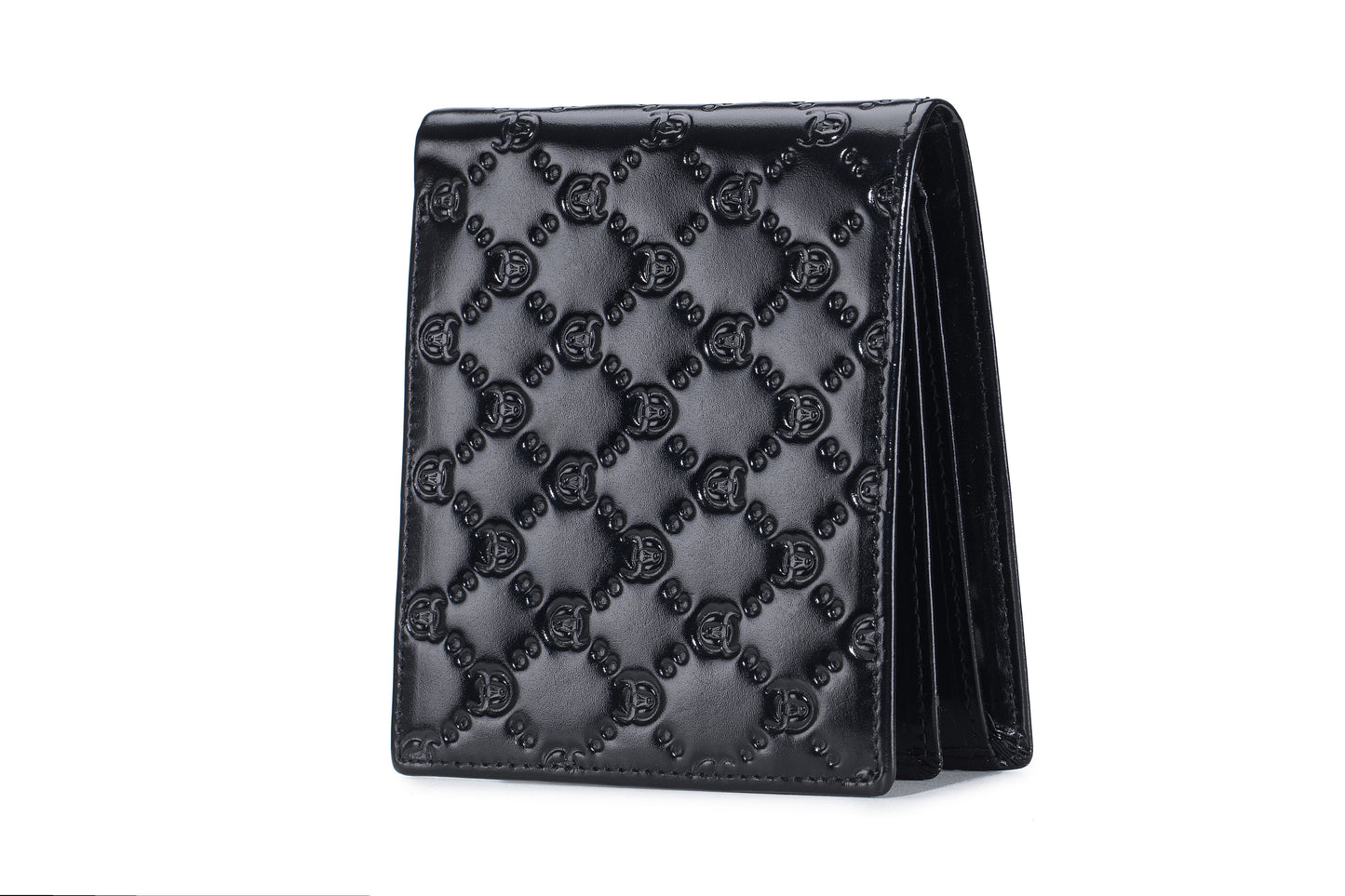 New Design Luxury Pebble Leather Small Business Card Holder Card Case Mini Business Holder
