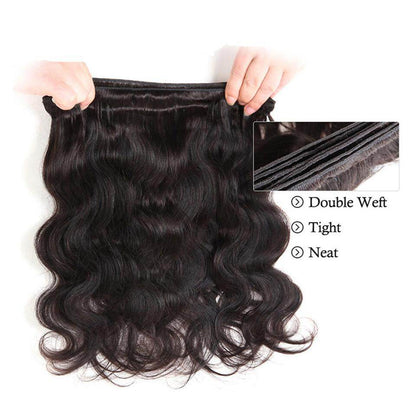 (B1) Body Wave 4 Bundles Weave Sew in Hair Extensions 30 Inch Bundles