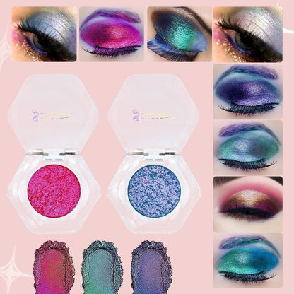 Double chrome eye shadow