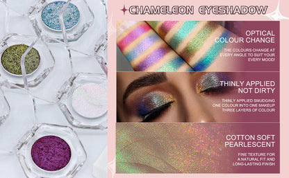 Double chrome eye shadow