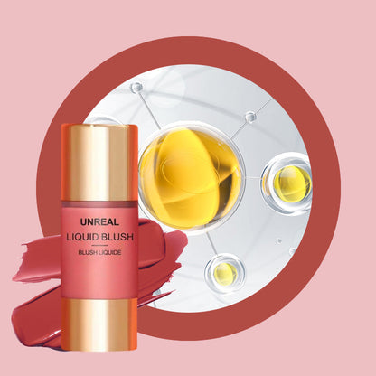 Long Lasting & Blendable Liquid Blush for Cheeks