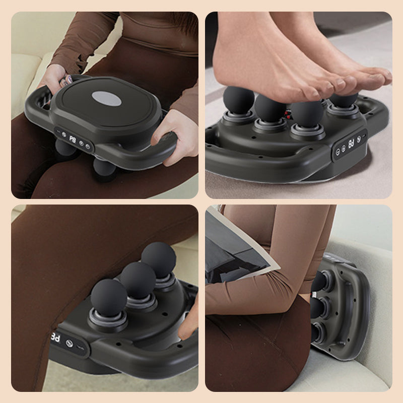 Multi-Functional Automatic 12-Head Muscle Massage Gun