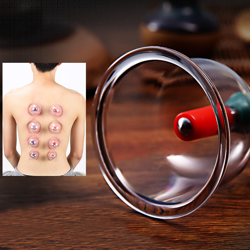 Thickened Vacuum Cupping Set with Suction Pump