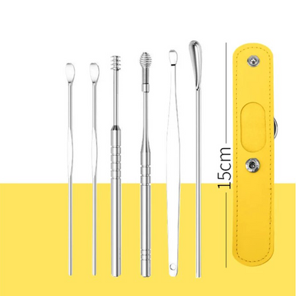for a limited time onlyPortable 6-piece stainless steel ear piercing kit - Spiral ear tool