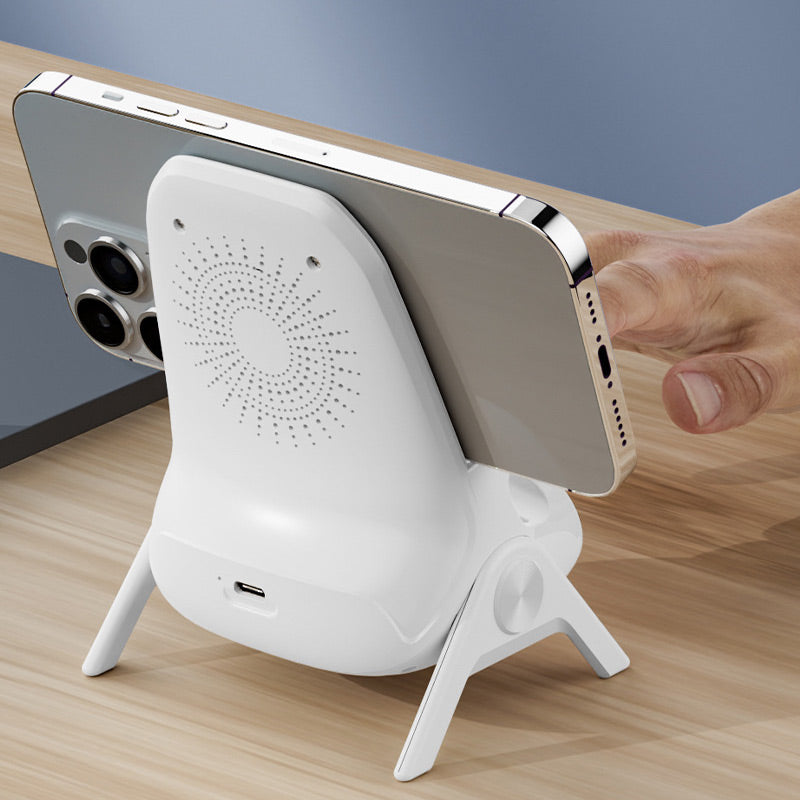 ⚡Wireless Fast Charger Phone Stand | Year-End Mega Upgrade Launch | Qi-Certified for Phone & Earbuds, Adjustable Viewing Angle | All-in-One Desk Organizer 🚀✨