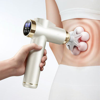 ‍♂️ NOW! Smart Deep Tissue Massage Gun - Multi-Head & Quiet, Perfect for Muscle Recovery and Relaxation