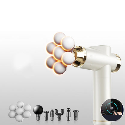 ‍♂️ NOW! Smart Deep Tissue Massage Gun - Multi-Head & Quiet, Perfect for Muscle Recovery and Relaxation