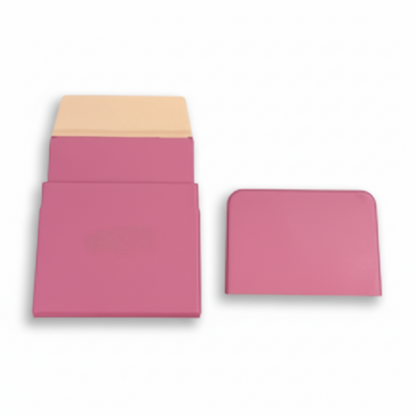 Portable Silicone Foundation Brush & Mixing Paper Set