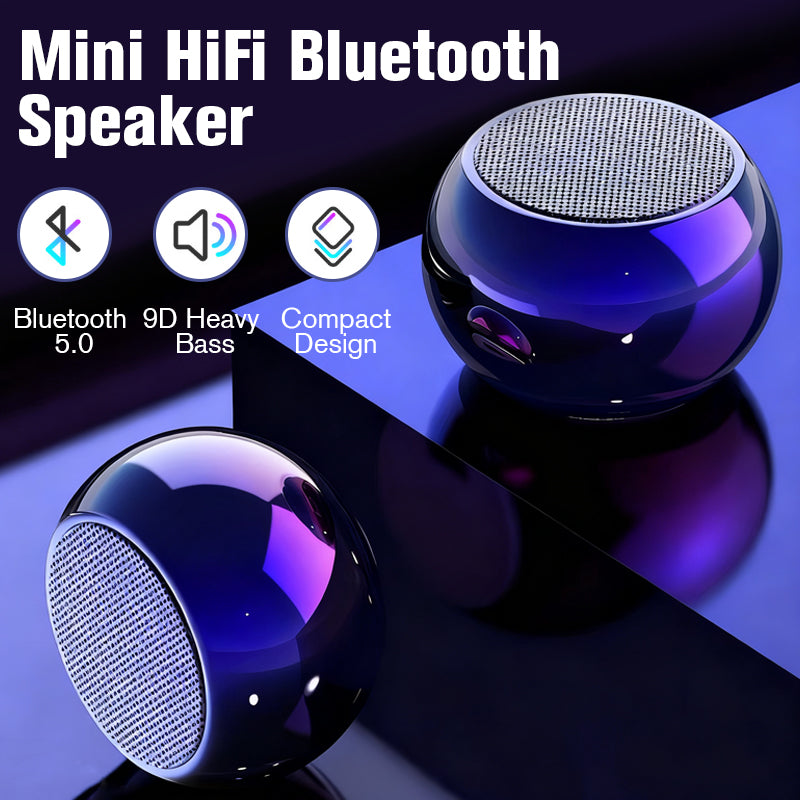 🥳HOT SALE🥳💞50K+ SOLD!💎🎵 50% OFF! Mini Hi‑Fi Speaker – 360° sound, deep bass. Aluminium alloy, skin‑friendly. 16hrs non‑stop music. A pocket‑sized concert. 🛡️🕊️