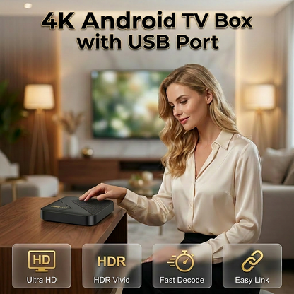 ⏳Android TV Box with Bluetooth